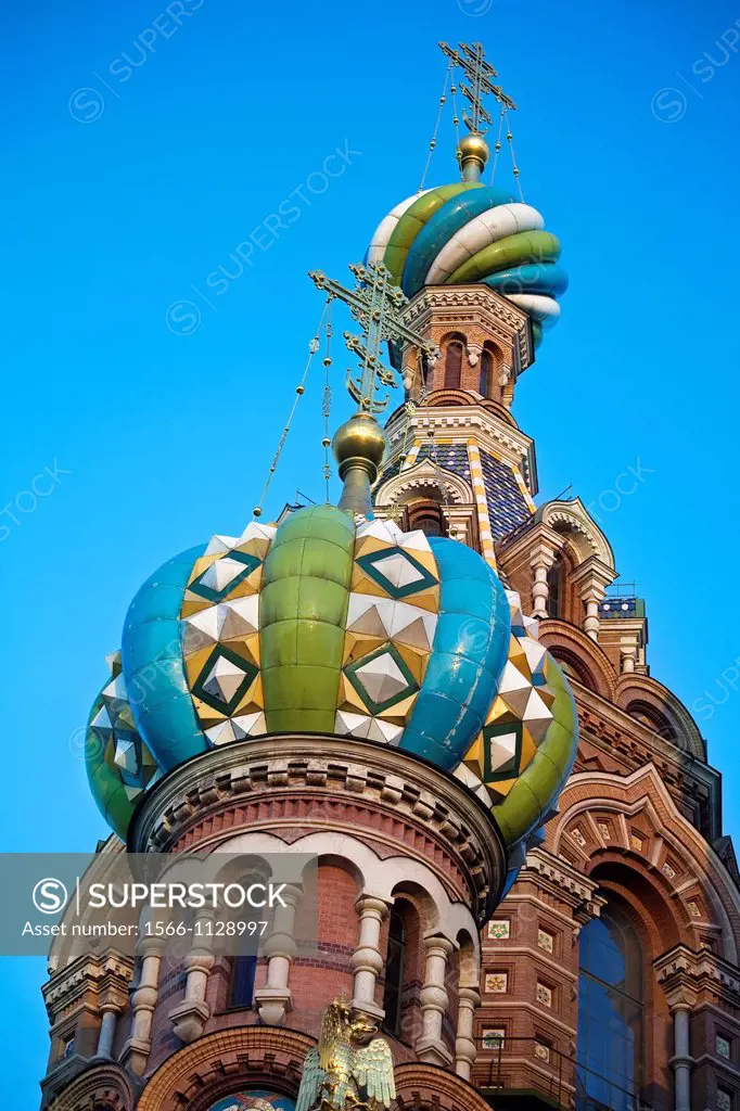 Church of the Bleeding Savior  St  Petersburg  Russia.