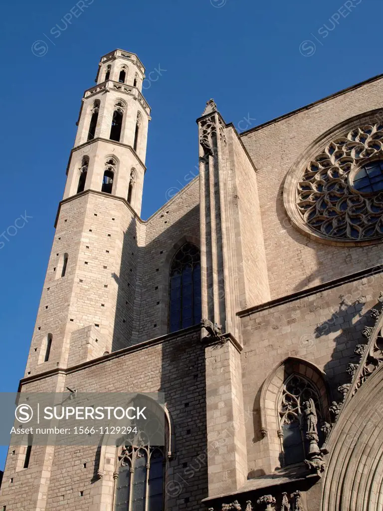 Church of Santa Maria del Mar, Barcelona, Catalonia, Spain