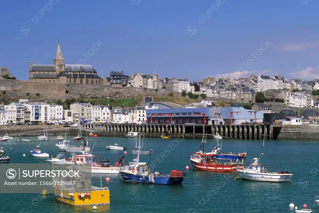 port of Granville, Mont-Saint-Michel bay, Manche department, Normandy region, France, Europe