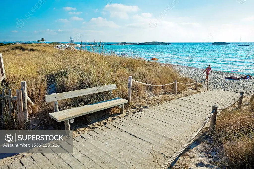 Beach of Illetes ILLETES, Formentera, Balearic Islands, Spain.