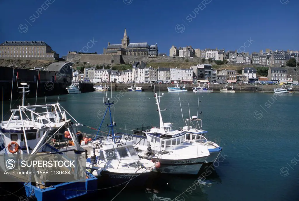 port of Granville, Mont-Saint-Michel bay, Manche department, Normandy region, France, Europe