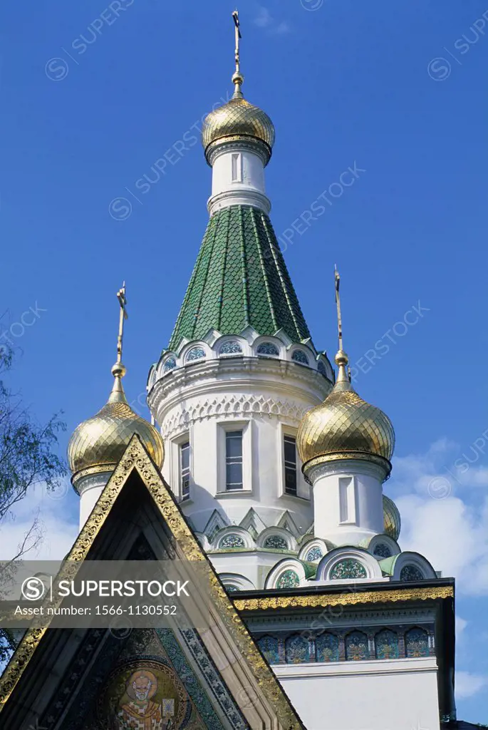 Russian Church of St Nicholas, Sofia, Bulgaria, Europe