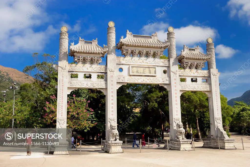 Po Lin Monastery  Sacred Gate entrance