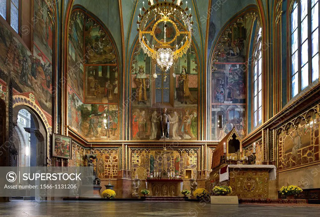 Cathedral St Veit, Wenceslas chapel, Prague, Czechia