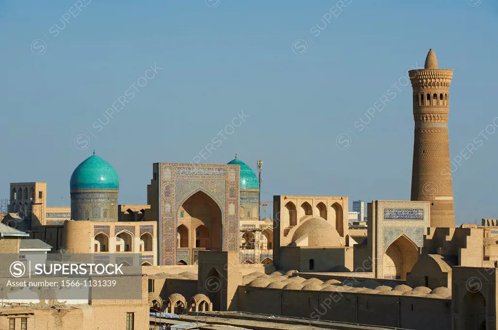 Uzbekistan, Bukhara, Unesco world heritage, Kalon mosque and city