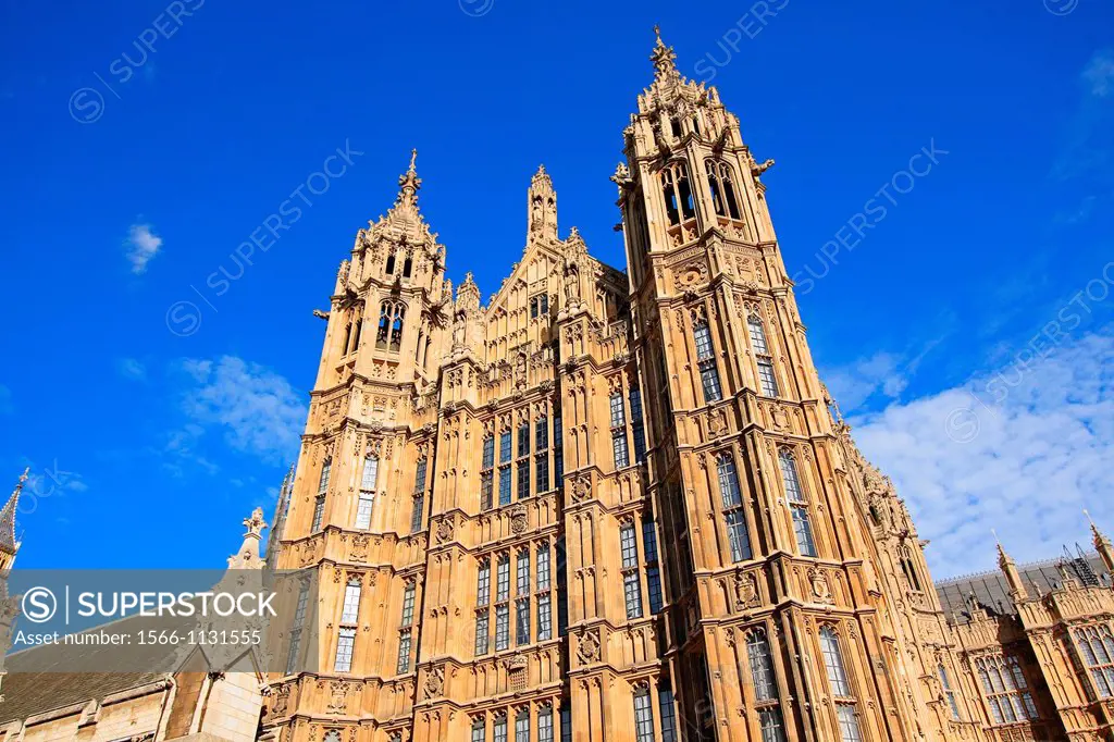 The Houses of Parliament Palace of Westminster London, England