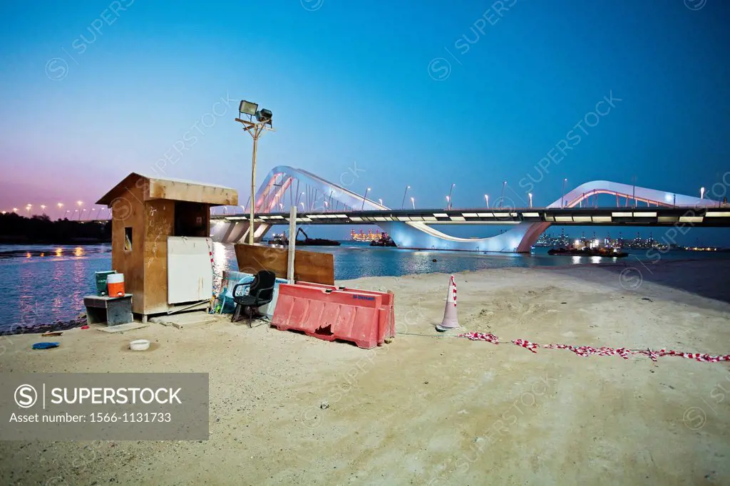 Sheikh Zayed Bridge, Abu Dhabi, United Arab Emirates, Middle East.