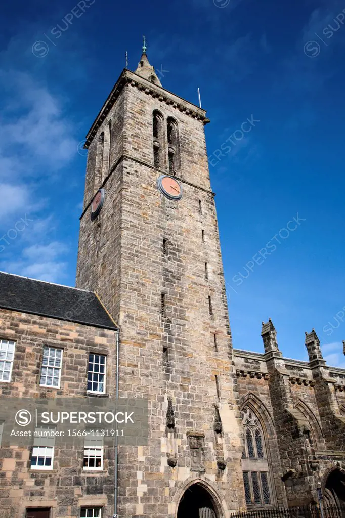 St Salvators University Chapel Tower on North Street St Andrews Fife Scotland