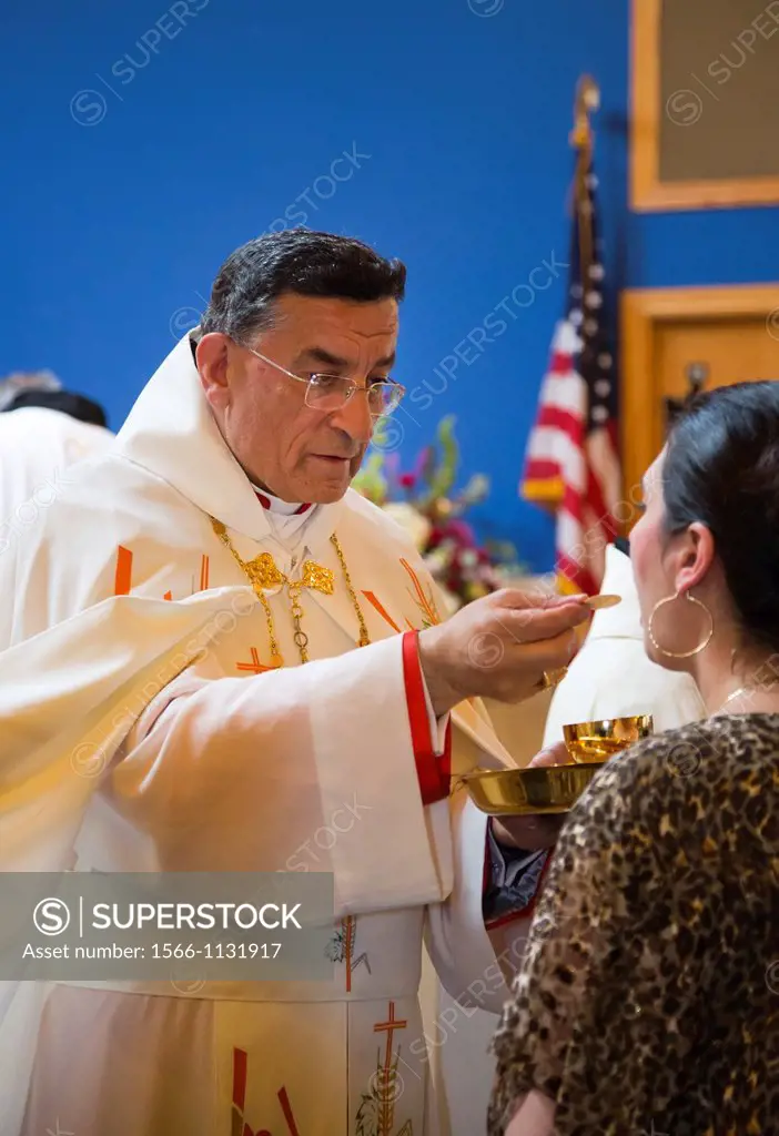 Warren, Michigan - Maronite Patriarch Bechara Peter Rai celebrates the Divine Liturgy at St  Sharbel Maronite Catholic Church  Patriarch Rai is head o...