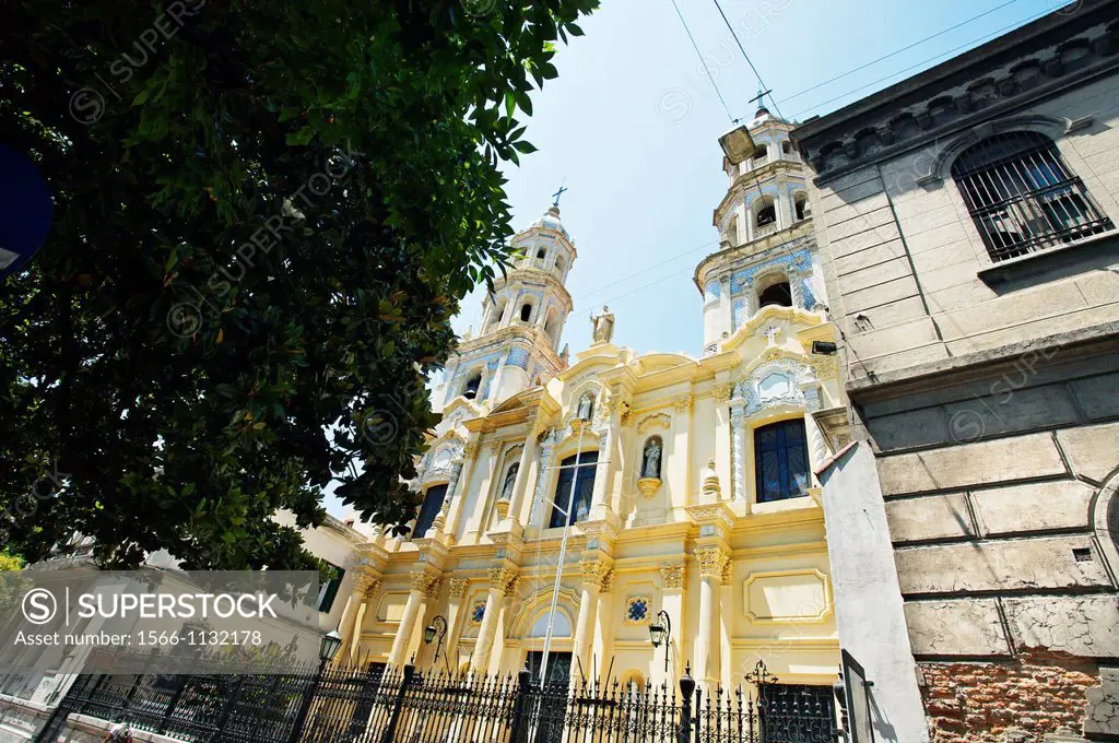 Church, San Telmo District, Buenos Aires, Argentina.