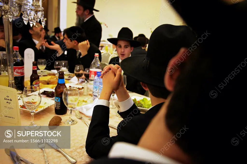 Wedding, Orthodox Jews, Jerusalem, Israel.