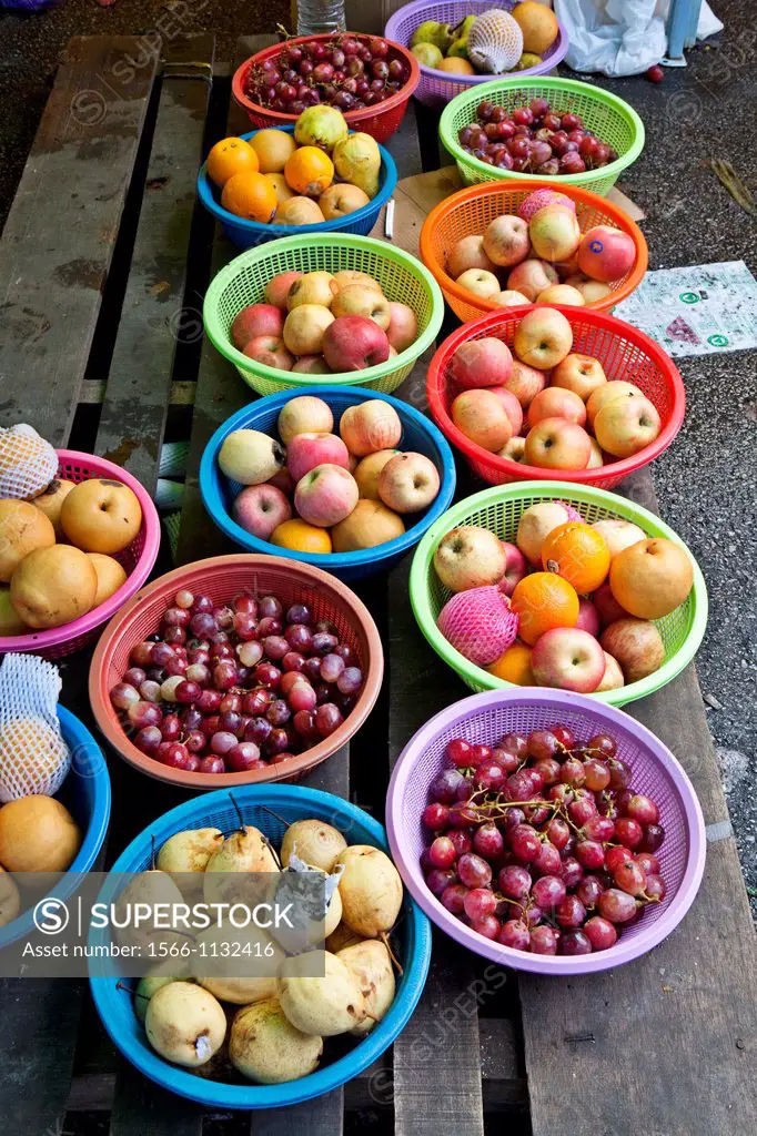Fruits, Sunday Market, Kuching, Borneo, Malaysia, Asia