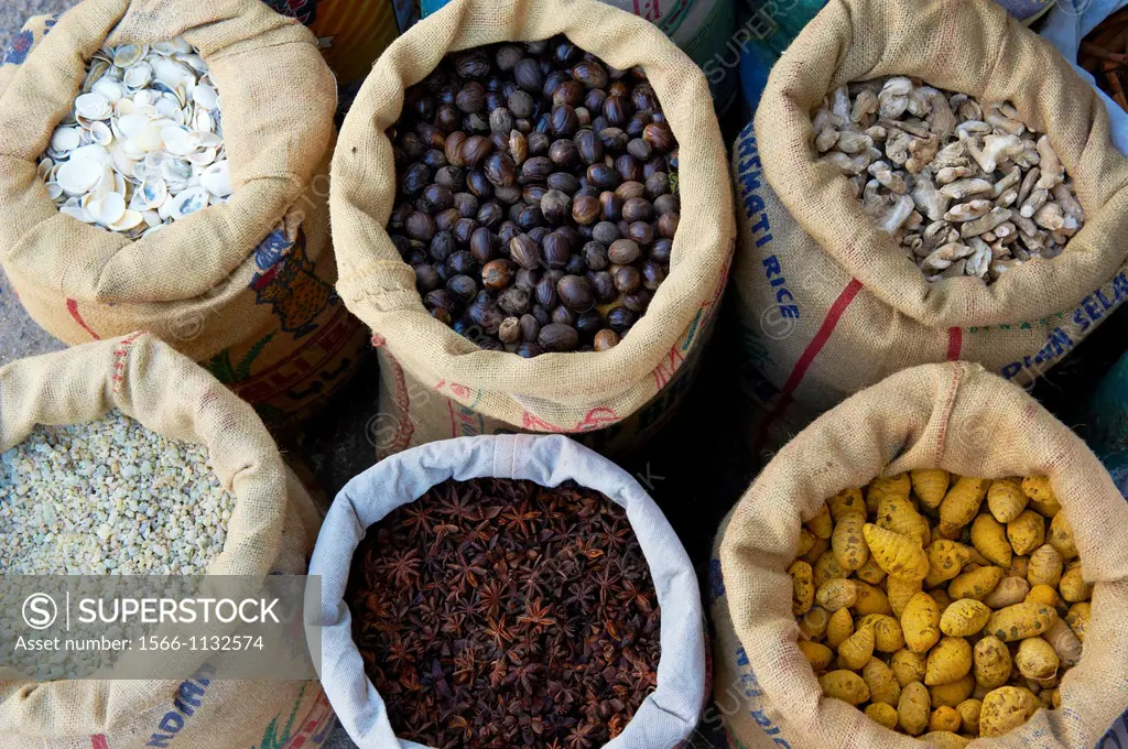 India, Kerala State, Fort cochin or Kochi, spices area