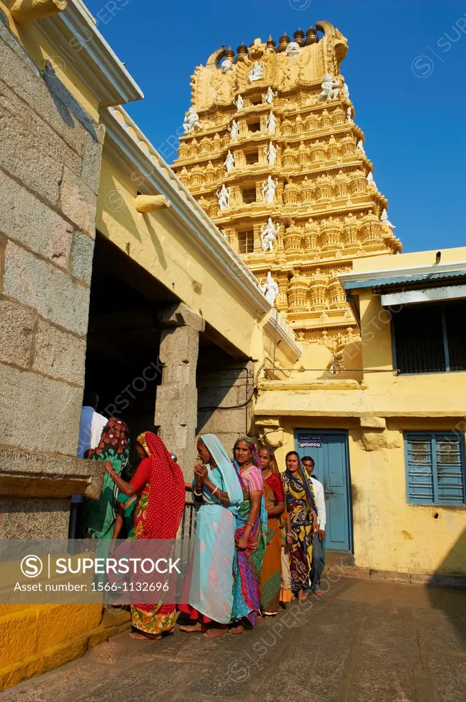 India, Karnataka, Mysore, Chamundi hill, Sri Chamundeswari temple