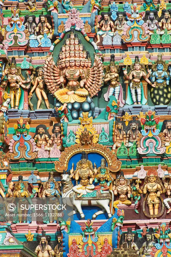 India, Tamil Nadu, Madurai, Sri Meenakshi temple