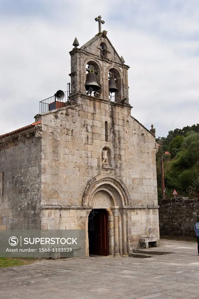 Church of San Andres Hio, Rias Bajas, Pontevedra, Galicia, Spain, Europe