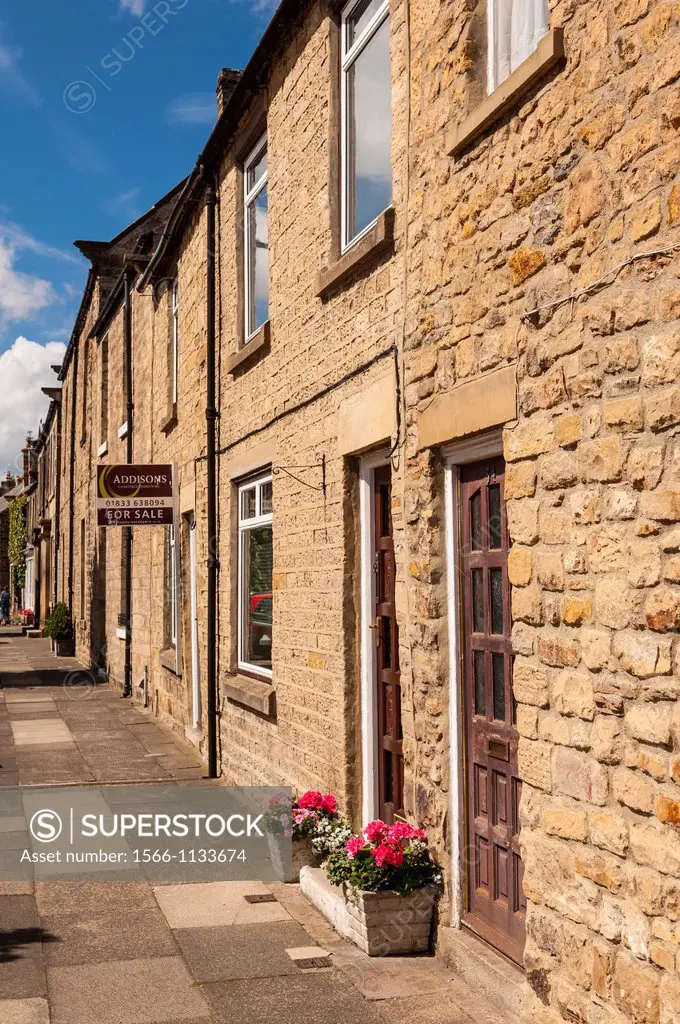 A terraced house for sale in Barnard Castle , County Durham , England , Britain , Uk