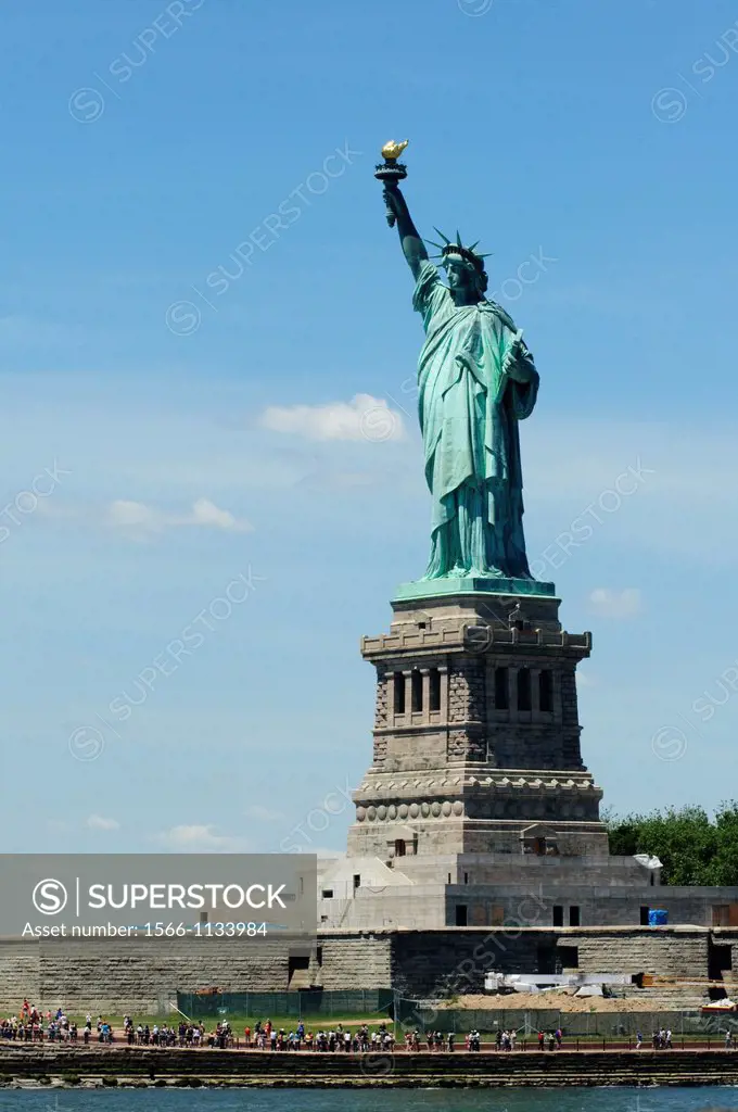 Usa, New York, Statue Of Liberty