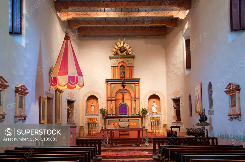 Altar, Mission Basilica San Diego de Alcala, San Diego, California