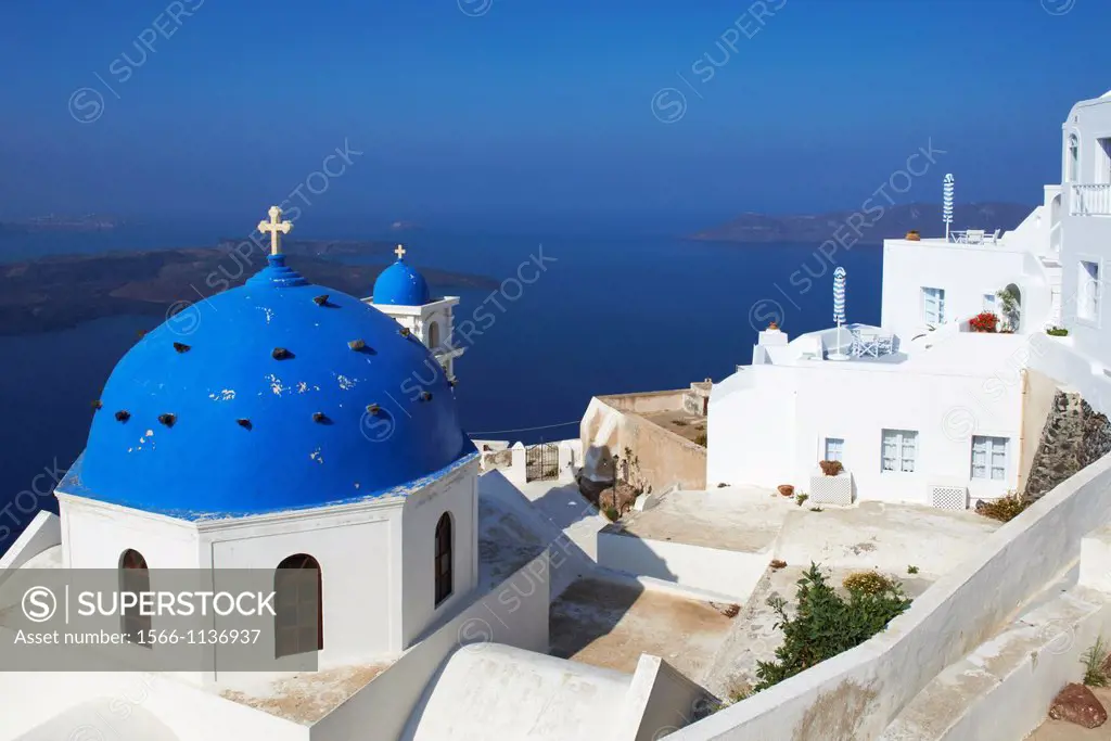 Greece, Cyclades, Santorini island, Firostefani village