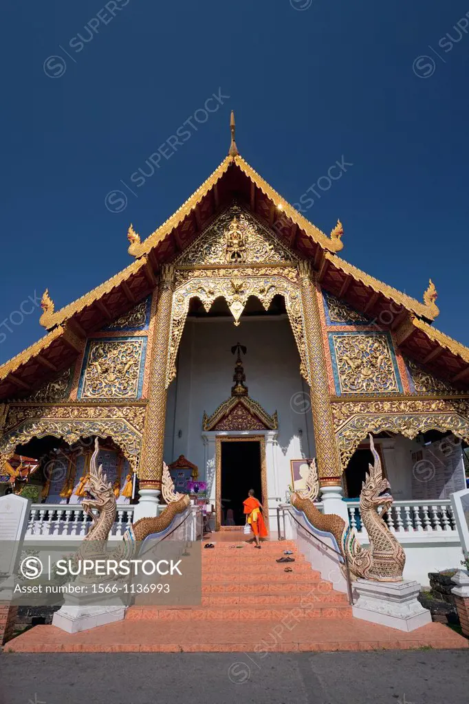 Wihaan Luang Building, Wat Phra Singh, Chiang Mai, Thailand