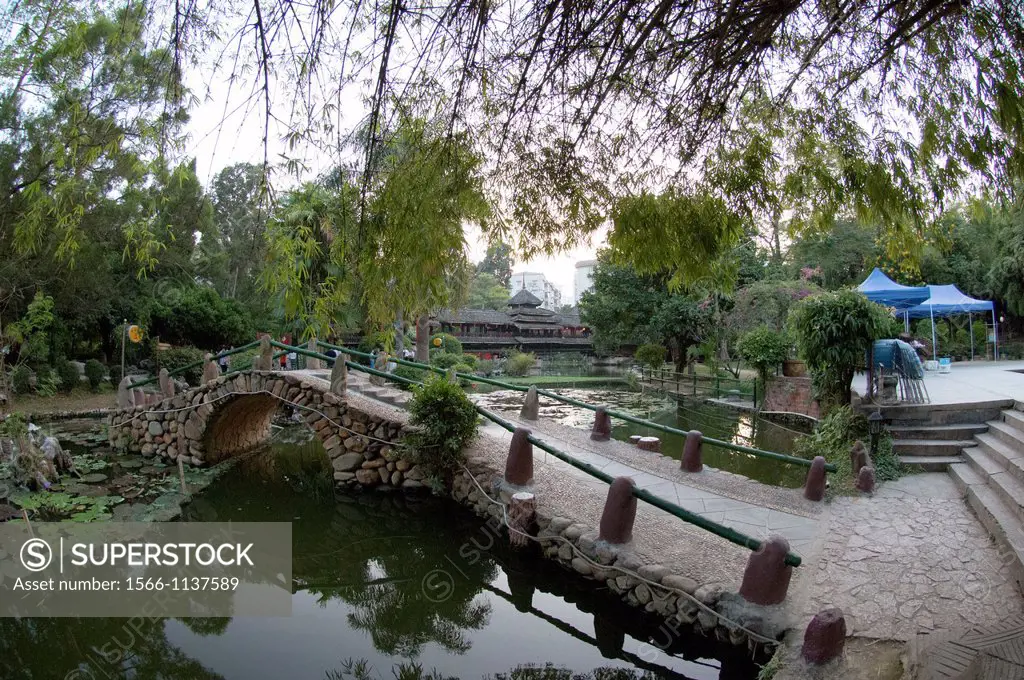 The chinese garden at Nanning, China.