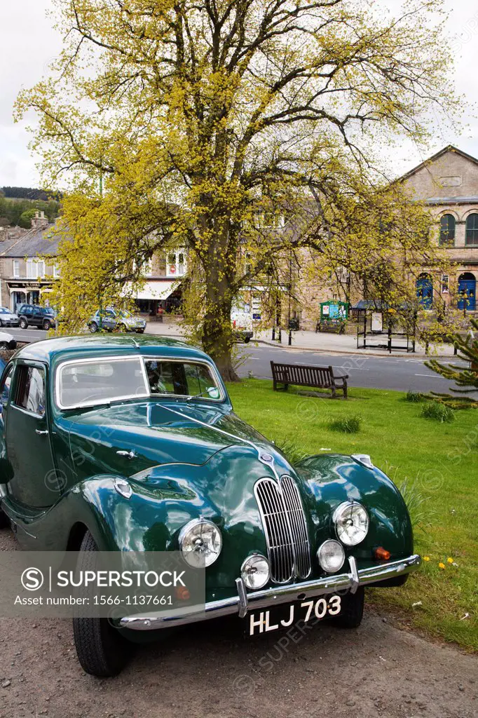 Old Bristol Car Middleton in Teesdale County Durham England