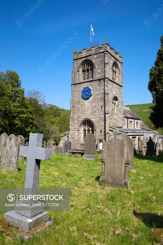 Parish Church of St Wilfrid Burnsall Wharfedale Yorkshire Dales England