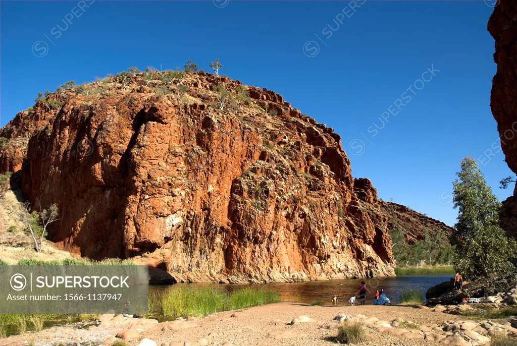 Waterhole at Glen Helen, West MacDonnell Ranges, Central Australia