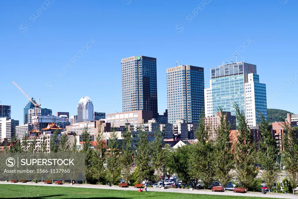 Downtown Montreal  Montreal is a city in the Canadian province of Quebec  It is the largest city in the province, the second-largest in the country af...