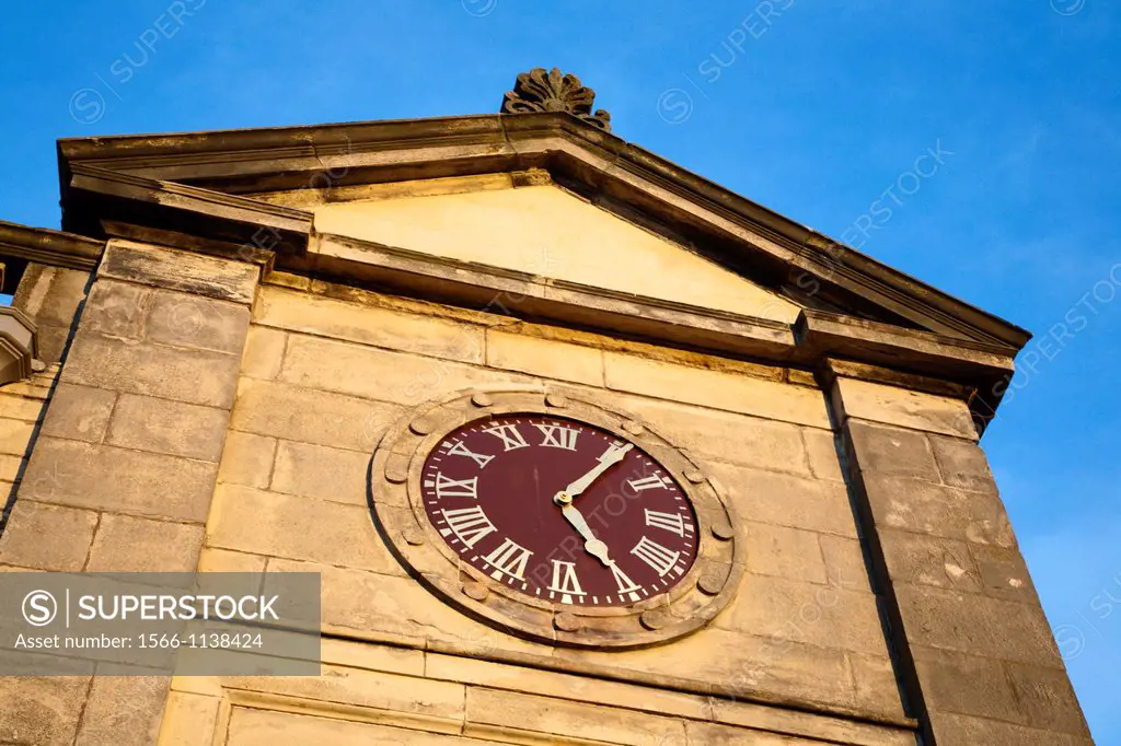 Clock at the Royal and Ancient Golf Club St Andrews Fife Scotland