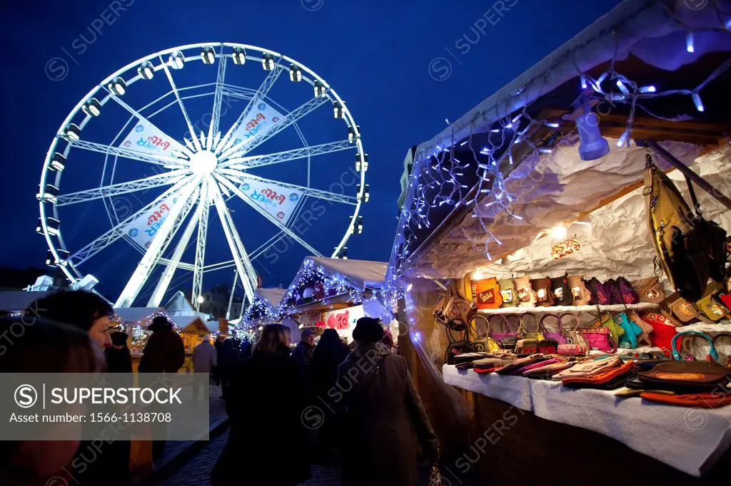 Stand at the Brussels Christmas market