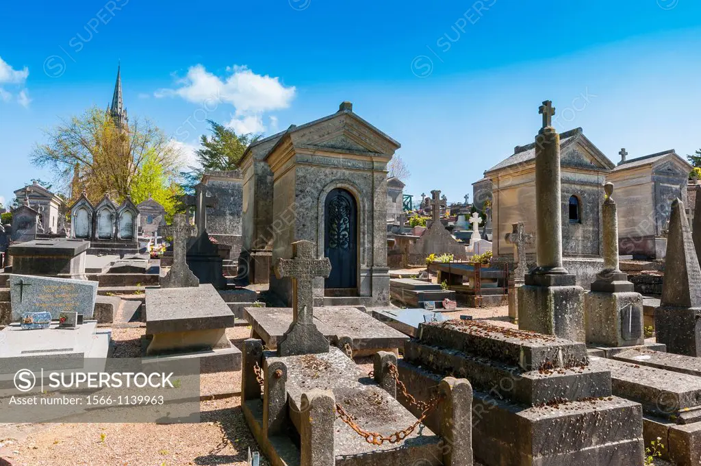 ville de bonsecours, cemetery, Rouen, France, Europe