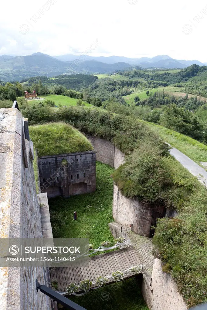 Panoramic view from Fort San Marcos  Park ´lau Haizeta´, Errenteria  Gipuzkoa  Basque Country  Spain