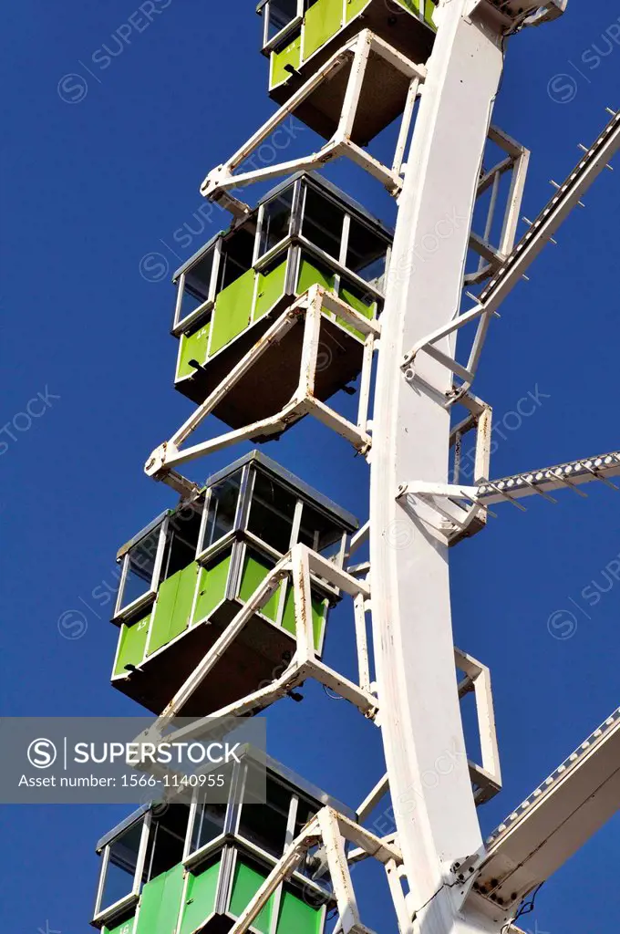 Ferris wheel, April Fair, Barcelona. Catalonia, Spain.