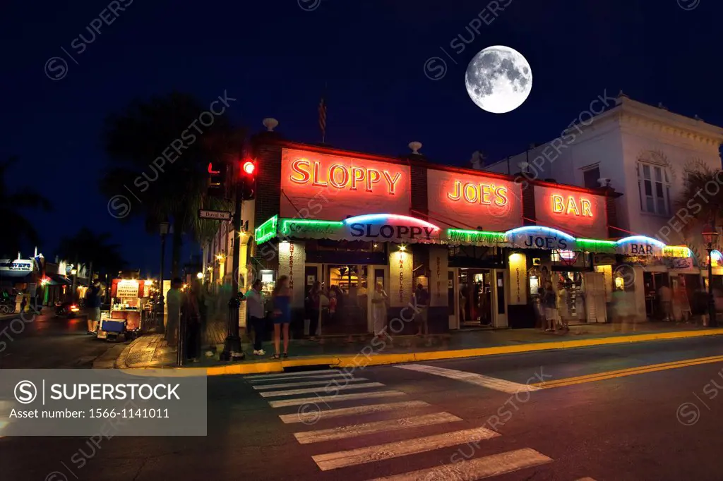 SLOPPY JOES BAR DUVAL STREET OLD TOWN HISTORIC DISTRICT KEY WEST FLORIDA USA