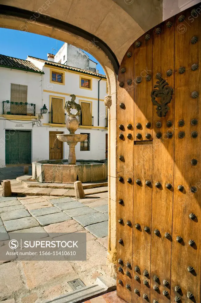 Plaza del Potro thru doorway-Cordoba-Spain
