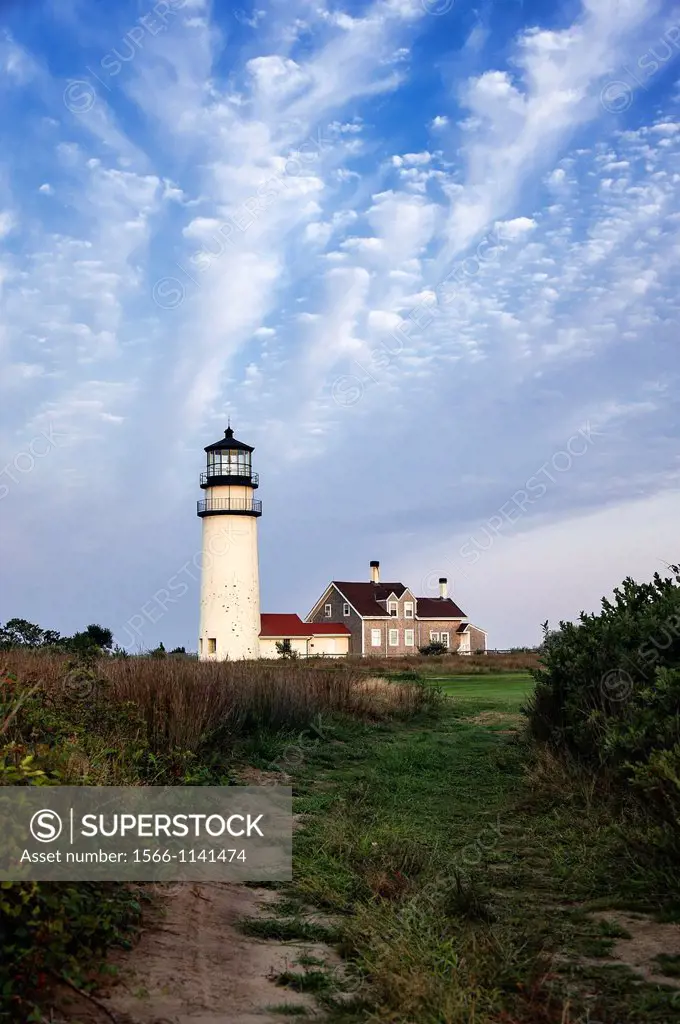 Cape Cod Lighthouse, Truro, Cape Cod, Massachusetts, USA Also known as Highland Lighthouse