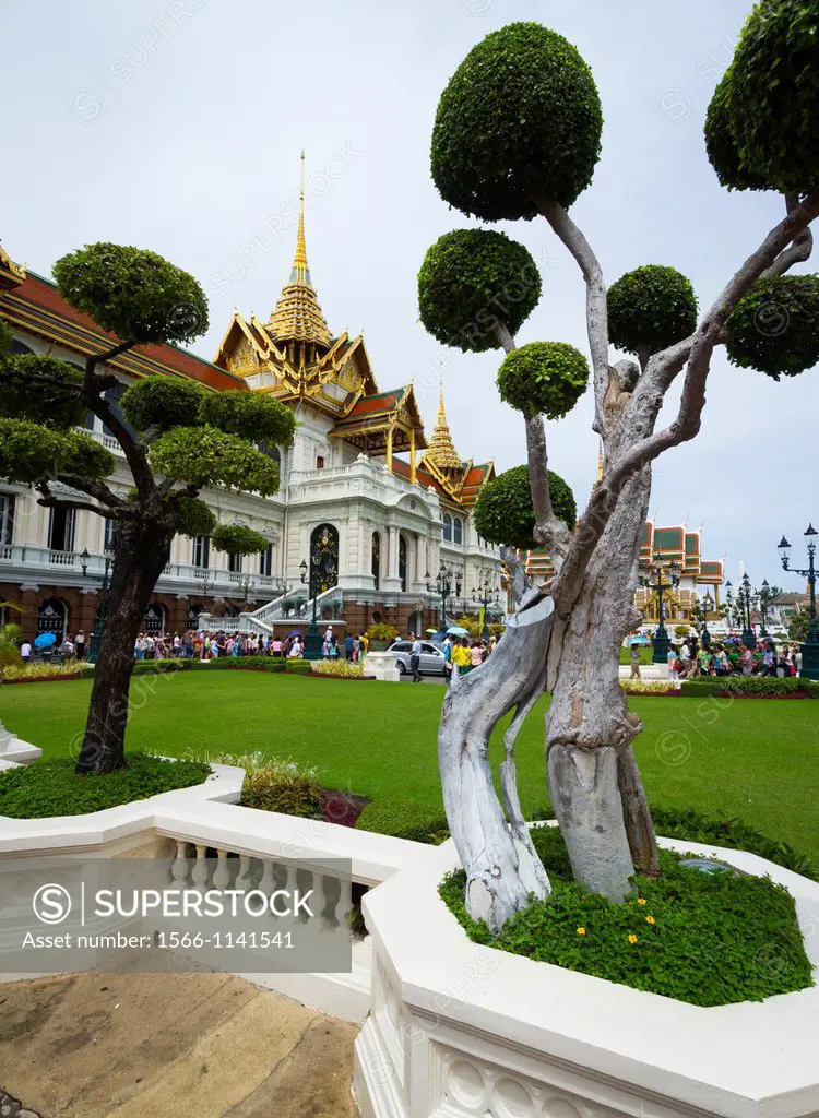 Phra Thinang Chakri Maha Prasat buildings  Grand Palace  Bangkok, Thailand