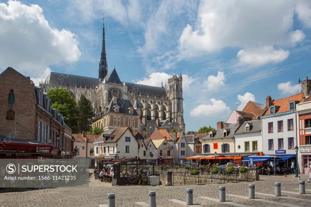France,Amiens City , Amiens Cathedral.
