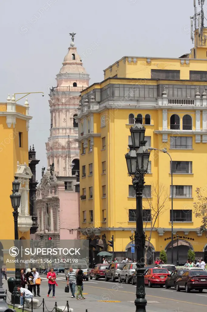 Peru Lima Plaza Mayor.