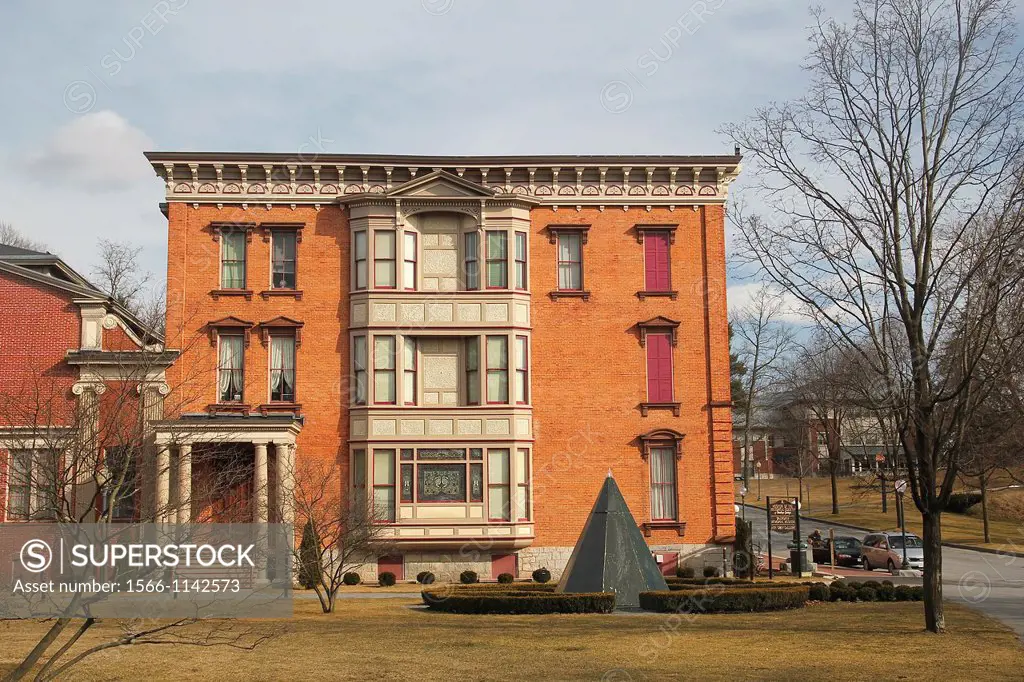 Canfield´s Casino, built in 1870, now houses the Saratoga Springs History Museum  Saratoga Springs, New York, United States