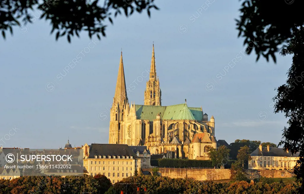 Cathedral of Our Lady of Chartres, Eure et Loir department, region Centre, France, Europe.