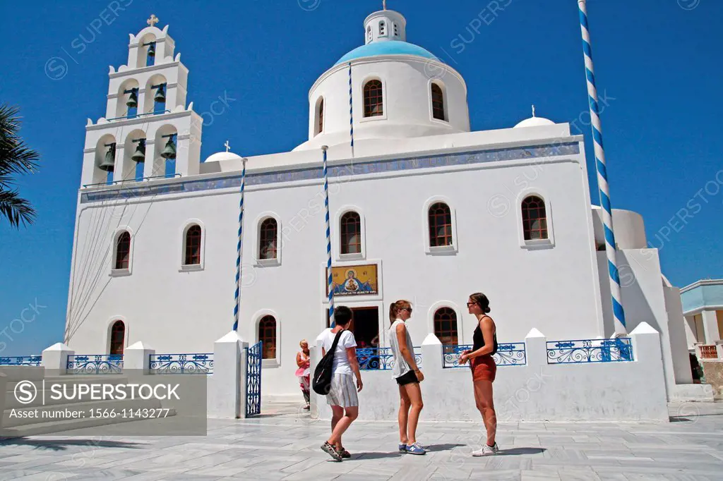 Panagia Platsani church, Oia, Santorini, Greece