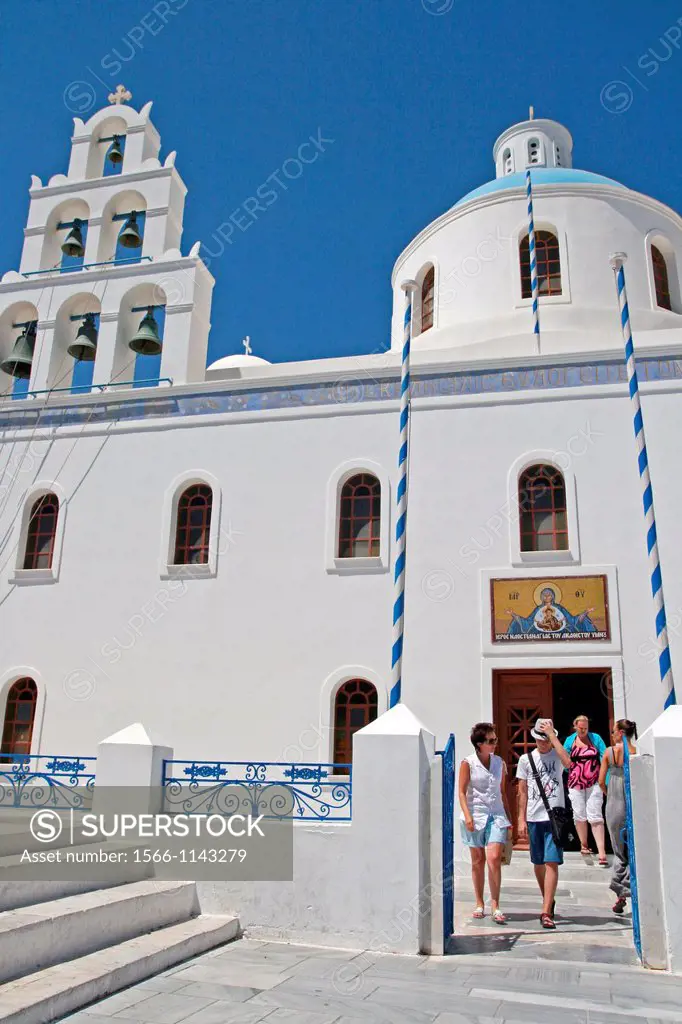 Panagia Platsani church, Oia, Santorini, Greece