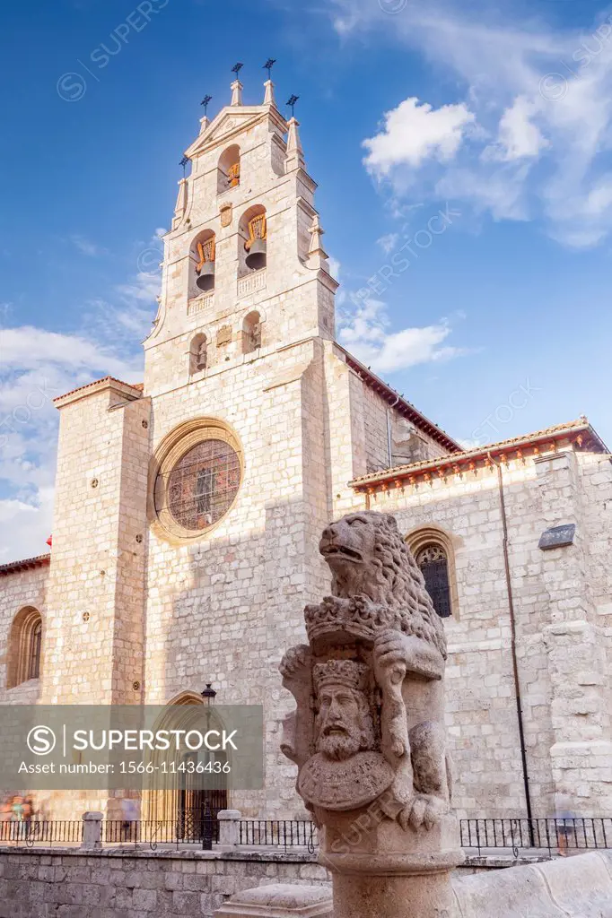 Church of San Lesmes in Burgos, Way of St. James, Burgos, Spain.