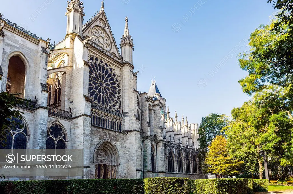 Europe. France. Ile-de-France. Seine-Saint-Denis. City of Saint-Denis. Cathedral-Basilica.