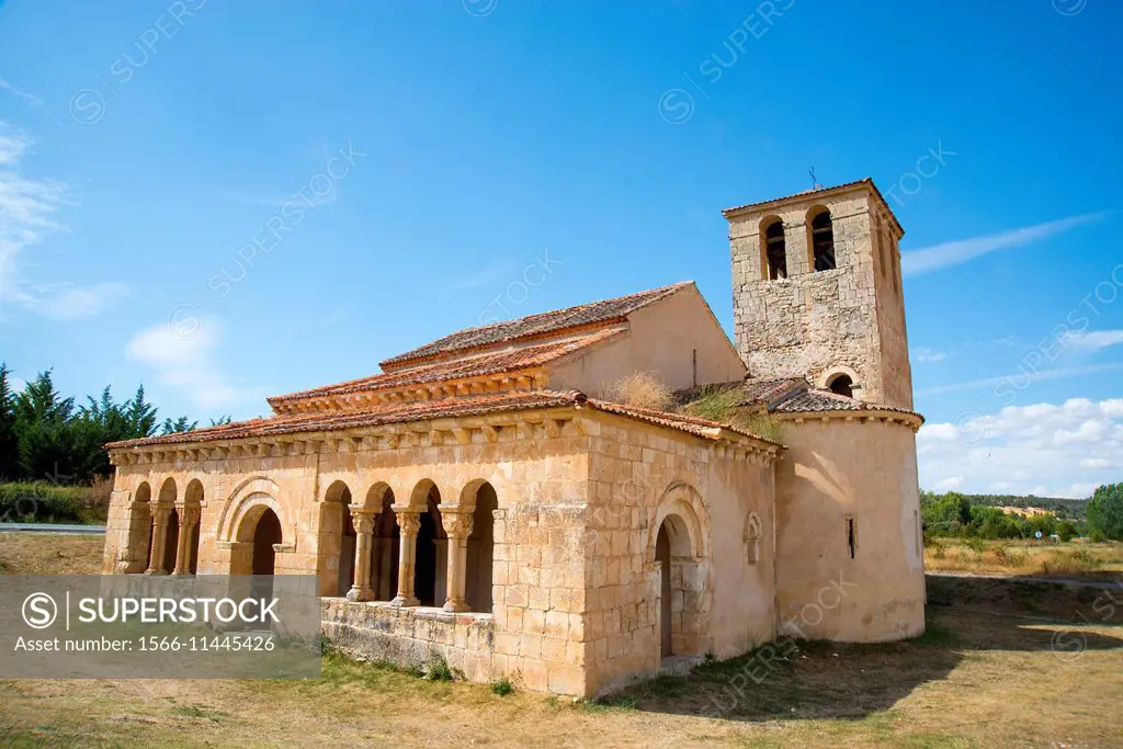 Romanesque church of Virgen de las Vegas. Requijada, Segovia province, Castilla Leon, Spain.