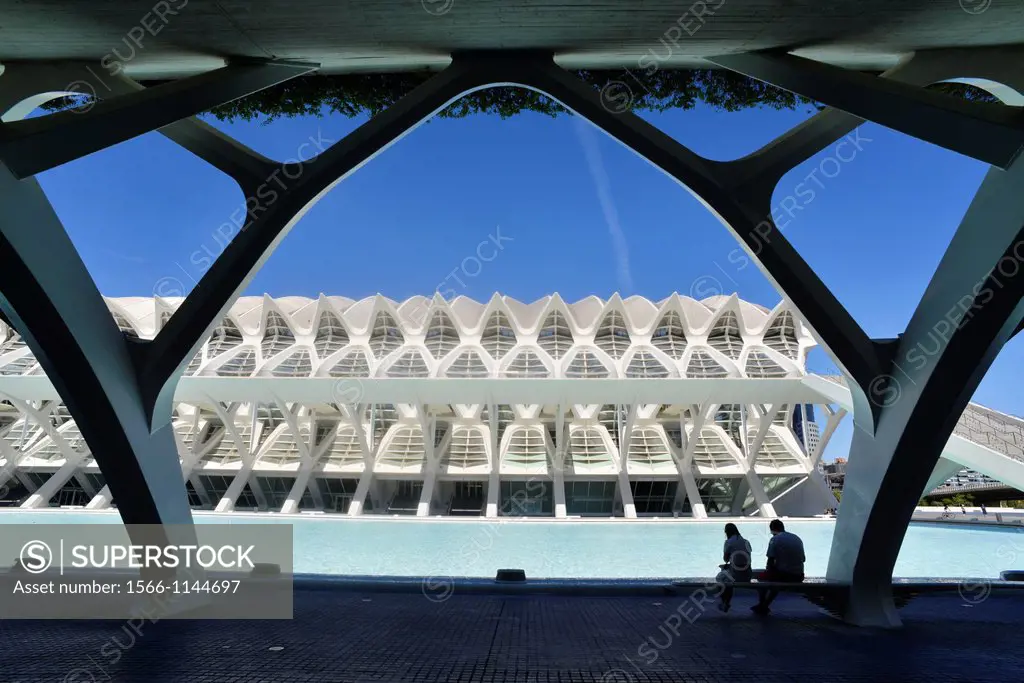 Principe Felipe Science Museum, City of Arts and Sciences, Valencia, Spain, Europe