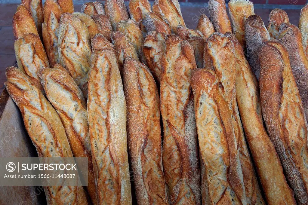 French bread: baguettes, France